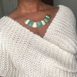 Gold and Green Necklace
